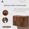Rodan | Szafka Pod Umywalkę - 80 Cm - Wisząca - Orzech Dąb Podgląd zdjęcia produktu 3