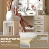 Toaletný stolík HOMCOM s LED osvetlením, 3 nastaviteľnými Náhľad obrázku produktu 6