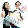 Mr. & Mrs. Panda Sofakissen Pinguin Liebe - Weiß - Produktbild-Vorschau 5