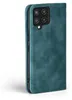 A teal flip case for a smartphone is shown against a white background. Produktbild-Vorschau