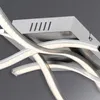 Monzana Plafonnier LED 4 barres "Tigull" argent lampe Voir les images du produit 4