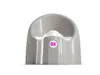 A gray baby potty with a white insert, shown from the front on a white background. Anteprima dell’immagine prodotto