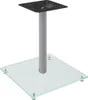 vidaXL Support de haut-parleur 2 pcs. argenté verre dur 1 Voir les images du produit 3