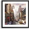 Gerahmtes Poster - Schwarzer Rahmen - New York Aquarell - Produktbild-Vorschau 1