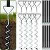 Jayseuw 8x zemní kotva trampolína 40 cm 5 cívek Náhled obrázku produktu 9