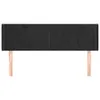 vidaXL Kopfteil mit Ohren Schwarz 147x16x78/88 cm Samt -  Produktbild-Vorschau 4