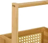 Étagère de salle de bain Relaxdays, 3 étagères en rotin, H Voir les images du produit 7