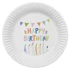 8 Eco Birthday Pappteller 23cm Voir les images du produit 1