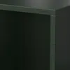 A close-up view of a dark green metal shelf unit, showing a detail of the construction and branding. Anteprima dell’immagine prodotto