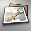 Gerahmtes Poster - Schwarzer Rahmen - Yacht Segeln So - Produktbild-Vorschau 3