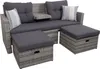 Garden Pleasure Loungesofa Valetta, hellgrau Kunststoff, Produktbild-Vorschau 10
