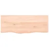 vidaXL Plan de toilette 100x40x(2-4) cm Bois massif non Voir les images du produit 3