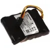 A black battery pack with wires and a label. Produktbild-Vorschau