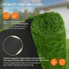 ECD Germany Rasenteppich 100x400 cm 4m² Grün Outdoor Produktbild-Vorschau 3