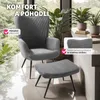tectake® Sessel Hygge polstrovaný Náhled obrázku produktu 8