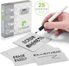2DOBOARD Beschreibbare Magnete - 7,5 x 7,5 cm Grau - 25 Produktbild-Vorschau 1