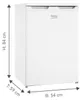 Beko FSE1175N, 95 l, 6,5 kg/24h, SN-ST, 37 dB, D, Weiß Produktbild-Vorschau 4