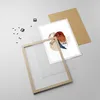 Gerahmtes Poster - Rahmen in heller Eiche - Abstraktion Produktbild-Vorschau 4
