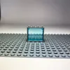 LEGO® 1x4x3 Okno Priehľadný modro-sivý rám pre dom, Náhľad obrázku produktu 1