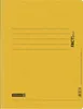 A yellow notebook with ruled lines and branding. Voir les images du produit