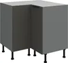 Unterschrank LUNARA - 90x90 cm, Graphit/Anthrazit Produktbild-Vorschau 1