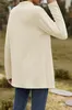 ASKSA Damen Strickjacke Kable Drapieren Lange aermel Offene Produktbild-Vorschau 6