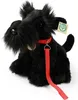 RAPPA Plsch Hund Schnauzer mit Leine 30 cm ECO-FRIENDLY Produktbild-Vorschau 1