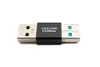 SYSTEM-S Adattatore USB 3.0 tipo A da spina a cavo nero Anteprima dell’immagine prodotto 3