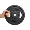 HAMMER  Hantelscheiben Gewichtsscheiben 2x 5 kg - schwarz Produktbild-Vorschau 2