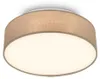 Briloner LED Deckenlampe Stoffschirm Ø30x10,5 cm Rund 16W Produktbild-Vorschau 1