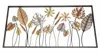 3D Wandbild "Blätter" aus Metall, 90x45 cm, Metallbild, Produktbild-Vorschau 2