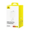 Baseus Szybka Ładowarka Sieciowa Gan5 Usb 2X Usb Typ C 65W Anteprima dell’immagine prodotto 6