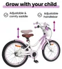 vidaXL Bicicletta per bambini con rotelle da 18 pollici, Anteprima dell’immagine prodotto 5