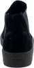 A black Chelsea boot is shown from the back. Produktbild-Vorschau