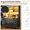 MODFU Hochschrank,Sideboard mit Schubladen und LED Produktbild-Vorschau 6