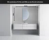 Unregelmäßiger asymmetrischer angeschnitten Spiegel mit LED Produktbild-Vorschau 2