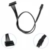 Q81 Adapterkabel Mini 4-Pin auf SATA Strom 35 cm – SSD Produktbild-Vorschau 2