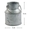 Deko Milchkanne mit Griff Zink-Optik 5 x 9 cm Tisch-Deko Produktbild-Vorschau 2