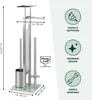 eluno Garniture de WC sur pied 4en1, brosse de WC, Voir les images du produit 7