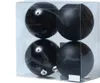 Christbaumkugel - Weihnachtsbaumkugel - bruchfest - D: 10cm - glänzend, matt - schwarz - 4er Set Produktbild-Vorschau