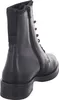 A black leather boot shown from the side and back. Produktbild-Vorschau