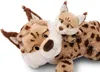 Two plush lynx toys, a mother and her cub, are shown against a white background. Produktbild-Vorschau