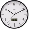 Hama Funkwanduhr Lanzarote, m. Thermometer/Hygrometer, Ø Anteprima dell’immagine prodotto 1