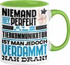 Tierkommunikator Geschenk Tasse Lustige Geschenkidee für Produktbild-Vorschau 1