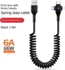 Cavo USB 3 in 1 tipo-C+micro+iPhone cavo di ricarica per Anteprima dell’immagine prodotto 9