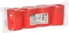 Papstar Grablichter "Stundenbrenner" Ø 5 cm · 6,5 cm rote Produktbild-Vorschau 2