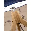 GOOD&MOJO - Tischleuchte Annapurna - Blau/Bambus - Ø36cm Produktbild-Vorschau 2