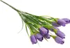 Bouquet di crochi artificiali in erba Composizione Anteprima dell’immagine prodotto 4