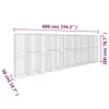 Ściana Gabionowa Z Pokrywą, Galwanizowana Stal, 600X50X200 Podgląd zdjęcia produktu 6