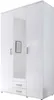 Kleiderschrank Daniela 120cm mit 3 Türen 2 Schubladen und Produktbild-Vorschau 2